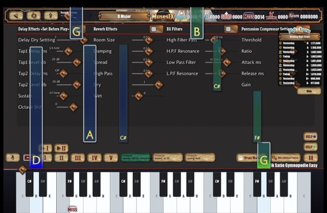 Advanced sound effects control preview